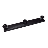 Linear Shower Drain 24" Comes with Matte Black Polished 2 in 1 Panels, Tile Insert Shower Drain, Equipped with Adjustableft,Hair Filters