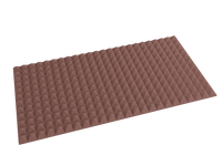 2 Inch Acoustic Foam Pyramid Style Panels - 13 Color Options