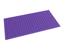 2 Inch Acoustic Foam Pyramid Style Panels - 13 Color Options