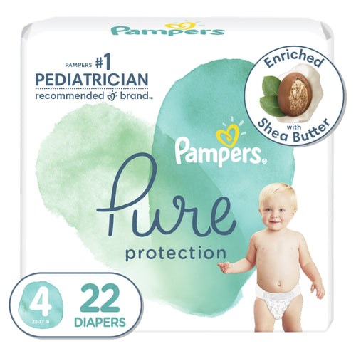 Pampers Pure Protection Natural Diapers Size 4, 22 Count EasyOptionXY LLC