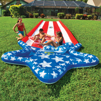 WOW Sports Americana Stars & Stripes Giant 40ft Backyard Super Slide Jupiter Gear