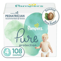 Pampers Pure Protection Natural Diapers Size 4, 108 Count EasyOptionXY LLC