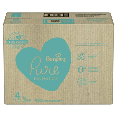 Pampers Pure Protection Natural Diapers Size 4, 150 Count EasyOptionXY LLC