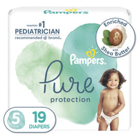 Pampers Pure Protection Natural Diapers Size 5, 19 Count EasyOptionXY LLC