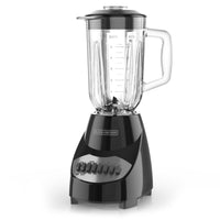 BLACK+DECKER Countertop Blender with 5-Cup Glass Jar Black BL2010BG EasyOptionXY LLC