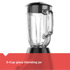 BLACK+DECKER Countertop Blender with 5-Cup Glass Jar Black BL2010BG EasyOptionXY LLC