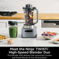 Ninja TWISTi HIGH-SPEED Blender DUO 3 Preset Auto-iQ Programs 34 oz Pitcher Capacity SS150 EasyOptionXY LLC