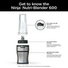 Ninja Nutri-Blender BN300WM 600-Watt Personal Blender 1 Dishwasher-Safe To-Go Cup EasyOptionXY LLC