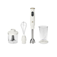 Beautiful Immersion Blender with 500ml Chopper and 700ml Measuring Cup White Icing by Drew Barrymore EasyOptionXY LLC