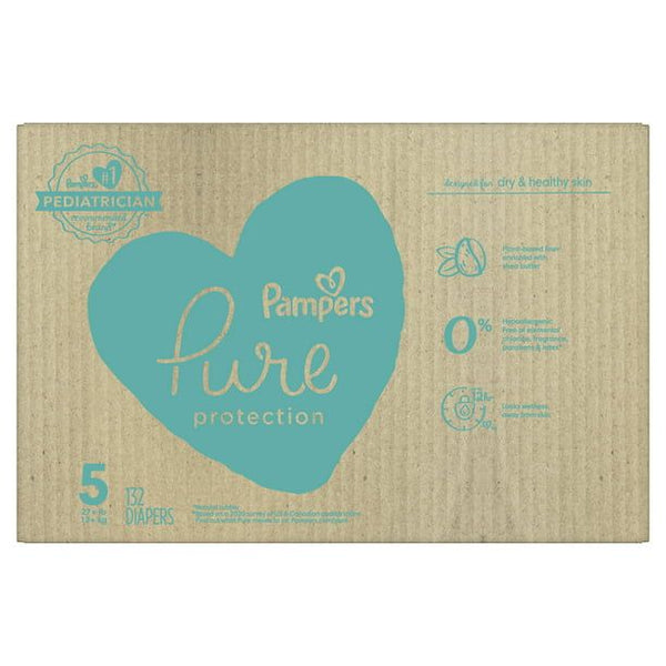 Pampers Pure Protection Natural Diapers Size 5, 132 Count EasyOptionXY LLC