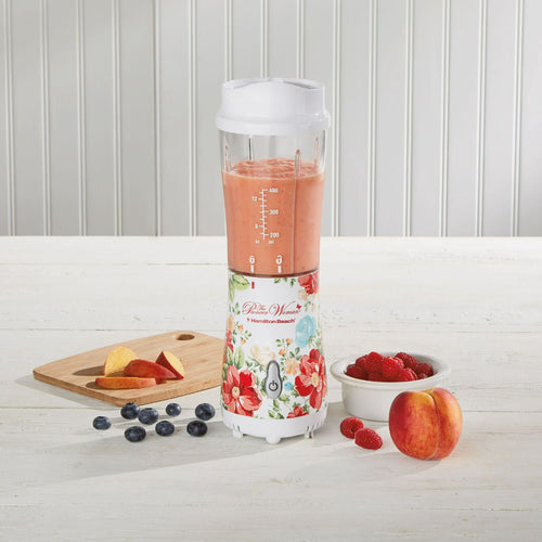 The Pioneer Woman Vintage Floral 14 Ounce Personal Blender with Travel Lid EasyOptionXY LLC