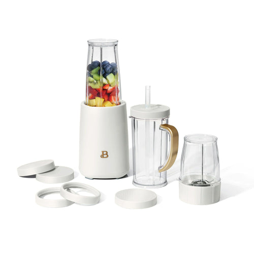 Beautiful Personal Blender 12 Piece Set White Icing by Drew Barrymore EasyOptionXY LLC