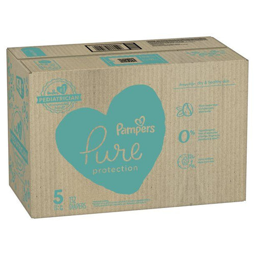 Pampers Pure Protection Natural Diapers Size 5, 132 Count EasyOptionXY LLC