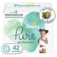 Pampers Pure Protection Natural Diapers Size 6, 42 Count EasyOptionXY LLC