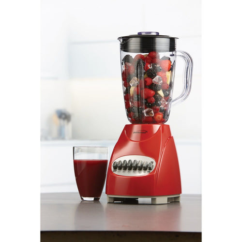 Brentwood 350W 50 oz 12-Speed Blender Red EasyOptionXY LLC