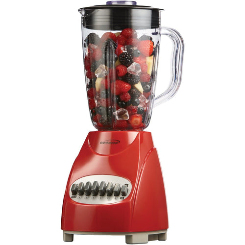 Brentwood 350W 50 oz 12-Speed Blender Red EasyOptionXY LLC