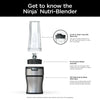 Ninja Nutri-Blender BN300 700-Watt Personal Blender 2 20 oz Dishwasher-Safe To-Go Cups EasyOptionXY LLC