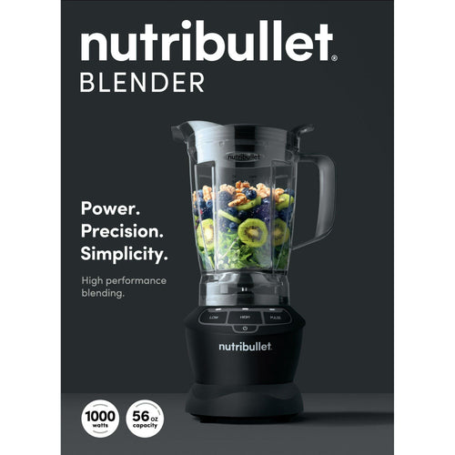 nutribullet Full Size 56 oz Blender 1000 Watt Matte Black EasyOptionXY LLC