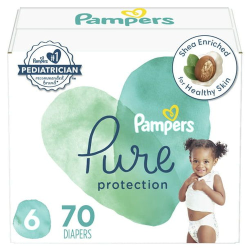 Pampers Pure Protection Natural Diapers Size 6, 70 Count EasyOptionXY LLC