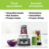 Ninja Foodi Smoothie Bowl Maker and Nutrient Extractor Blender 1100W Auto-iQ with 24-oz. Nutrient Extraction Cup SS100 EasyOptionXY LLC