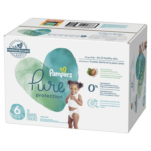 Pampers Pure Protection Natural Diapers Size 6, 70 Count EasyOptionXY LLC