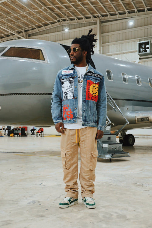 New Rich Denim Jacket (Denim) Fly Supply Co