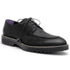 Zelli Italia 26-224-BLK CAMPO Sueded Goatskin Lace Up with Wax Finish, Black