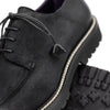 Zelli Italia 26-224-BLK CAMPO Sueded Goatskin Lace Up with Wax Finish, Black
