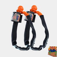 Soft Shackle 1/4'' x 24'' with sleeve and bag (Set of 2 Shackles) (Lifetime Warranty) MOJAB OFFROAD