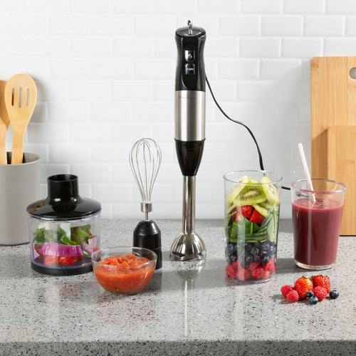Classic Cuisine Immersion Blender 4 In 1 6 Speed Hand Mixer EasyOptionXY LLC