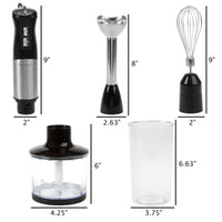 Classic Cuisine Immersion Blender 4 In 1 6 Speed Hand Mixer EasyOptionXY LLC
