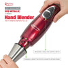 Betty Crocker BC-3302CMR Two Speed Hand Blender with Included Beaker Red EasyOptionXY LLC