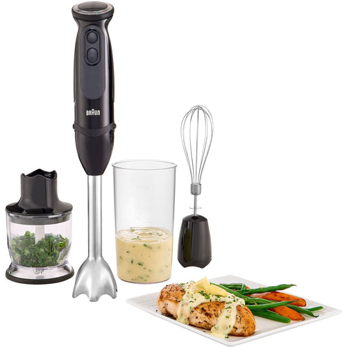 Braun Multi Quick 5 Varo Hand Blender with 21 Speeds Whisk and 1.5-Cup Chopper EasyOptionXY LLC