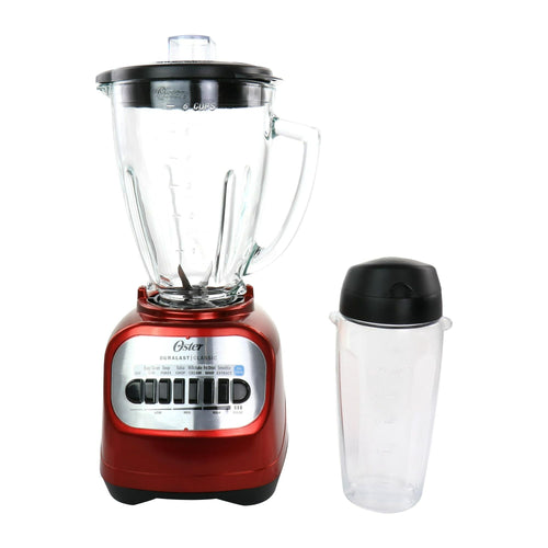 Oster Classic Series 2-in-1 6 Cup Red Blender with Smoothie Cup EasyOptionXY LLC