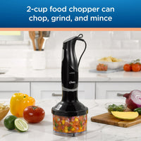 Oster Food Prep Kit with Immersion Blender, Electric Knife, and 2-Cup Capacity Mini Food Chopper, 350W EasyOptionXY LLC