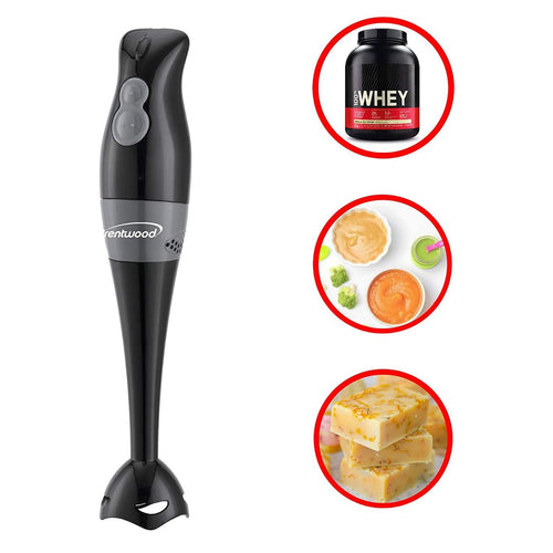 Brentwood HB 32BK 2 Speed 200W Hand Blender Black HB32BK EasyOptionXY LLC