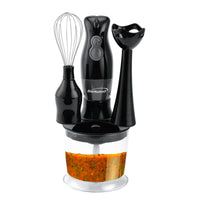 Brentwood Appliances HB-38BK 2-Speed Hand Blender And Food Processor With Balloon Whisk (Black) EasyOptionXY LLC