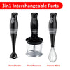 Brentwood Appliances HB-38BK 2-Speed Hand Blender And Food Processor With Balloon Whisk (Black) EasyOptionXY LLC