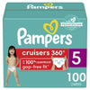 Pampers Cruisers 360 Enormous Pack Diapers Size 5; 100 Count EasyOptionXY LLC