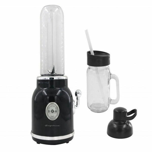 Frigidaire ESMM100BLACK 300-Watt Retro Smoothie Maker Black EasyOptionXY LLC