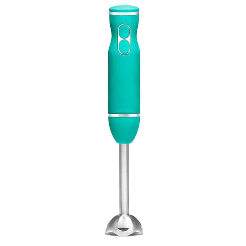 Chefman 300W Multi-speed Immersion Hand Blender Stainless Steel Blades Turquoise EasyOptionXY LLC