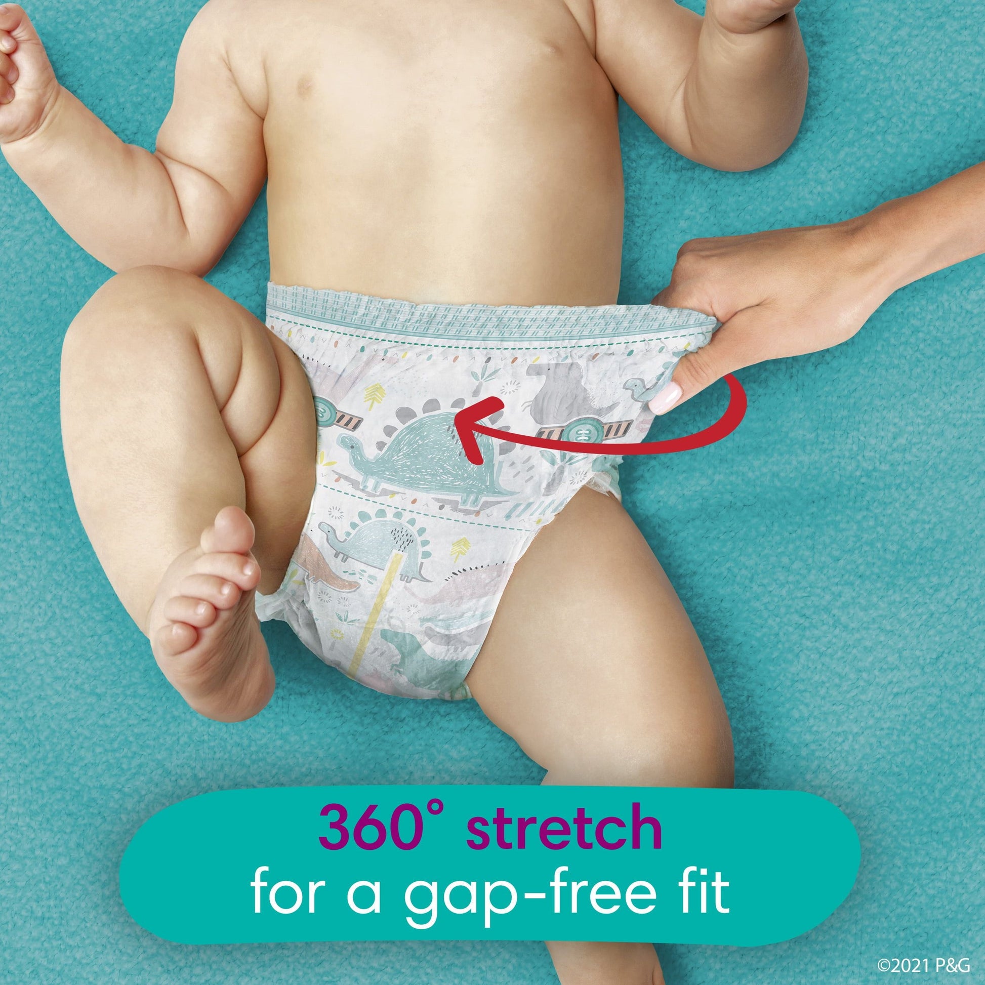 Pampers Cruisers 360 Enormous Pack Diapers Size 5; 100 Count EasyOptionXY LLC