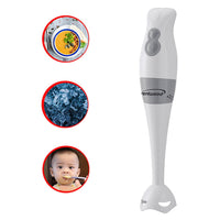 Brentwood Appliances 2-Speed Hand Blender and Food Processor with Balloon Whisk (White) (HB-38W) EasyOptionXY LLC