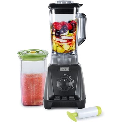 Commercial Chef CHB50MB 1.5L High Power Blender with Vacuum Seal Container & Pump EasyOptionXY LLC