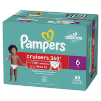 Pampers Cruisers 360 Enormous Pack Diapers Size 6, 80 Count EasyOptionXY LLC
