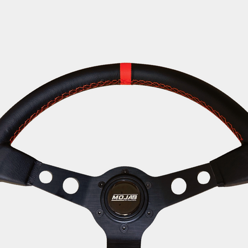 13.5''  MOJAB Deep Dish Steering Wheel Leather/Suede MOJAB OFFROAD