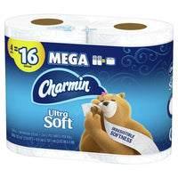 Charmin Ultra Soft Toilet Paper, 4 Mega Rolls EasyOptionXY LLC