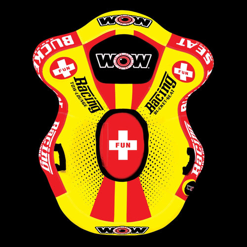 WOW Sports Bucket Seat 1 Person Towable Water Tube and Lounge Chair (14-1090) Jupiter Gear