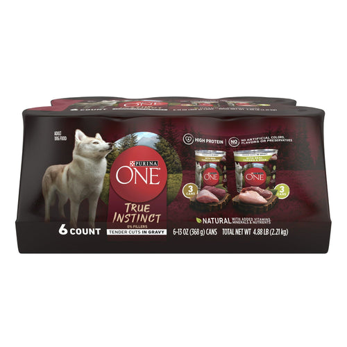 Purina One True Instinct Wet Dog Food Variety Pack High Protein 13 oz Cans (6 Pack) EasyOptionXY LLC