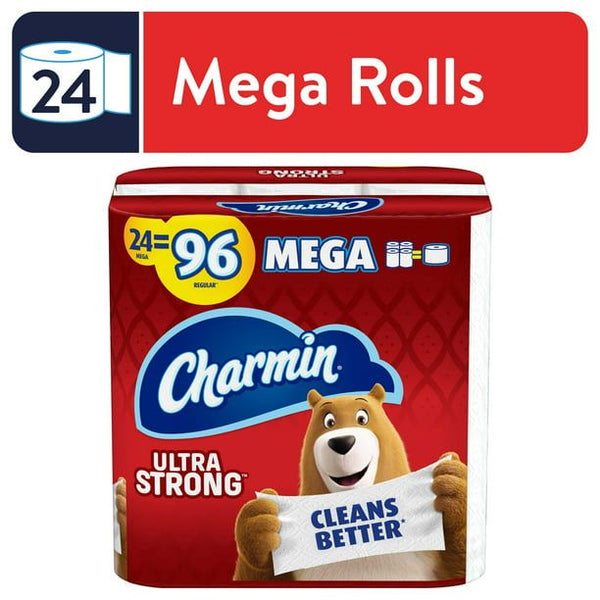 Charmin Ultra Strong Toilet Paper, 24 Mega Roll EasyOptionXY LLC